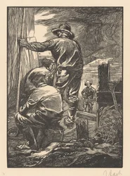 Four Workers by the Water