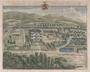 Easington, The Seat of Nathaniel Stevens, [1712] Reissued 1768