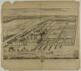 Knowle in the Parish of Sevenoaks in Kent (plate 24 from Britannia Illustrata)