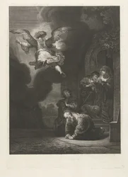 The Angel Leaves Tobias and His Family