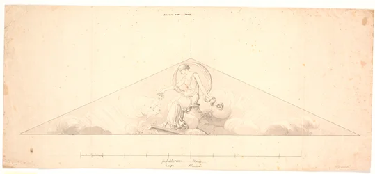 Aurora. Draft for Pediment Relief on Harsdorff