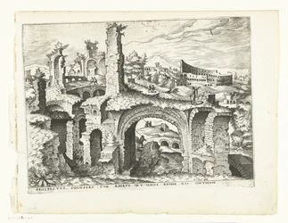 View of the Colosseum (Roman Ruins, 1561)