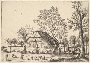 Farm, from The Small Landscapes, 1559-61