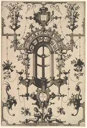 Modern Grotesque with Strapwork, 1554