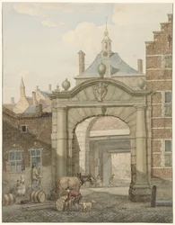 View Through a Gate in Dordrecht