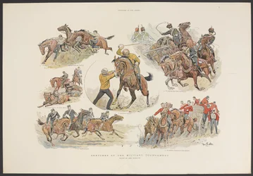 Sketches at the Military Tournament