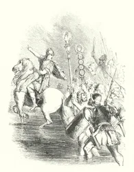 Caesar crossing the Rubicon