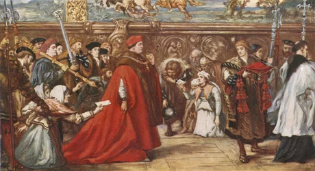 Cardinal Wolsey on his way to Westminster Hall