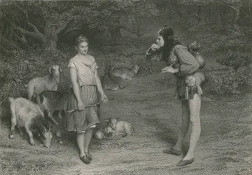 Touchstone and Audrey, As You Like It