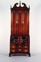 The Nicholas Brown Chippendale block-and-shell desk and bookcase, c.1760-70