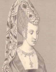 Portrait of Isabelle of Bavaria-Ingolstadt, Queen of France