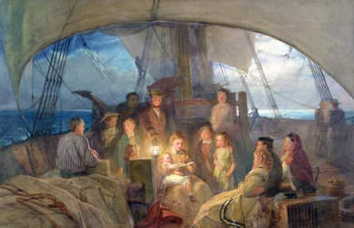We are out in the ocean sailing to our home beyond the deep...
