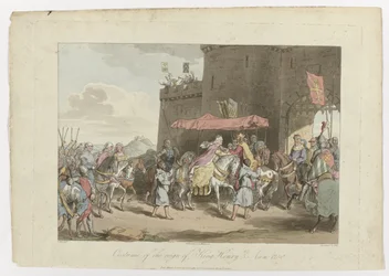 Costume of the Reign of King Henry III, Anno 1250, March 1, 1814