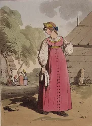 Peasant Girl, plate 27 from Volume I of 