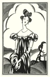 Illustration for Don Juan by Lord Byron: Aurora Raby, a young star
