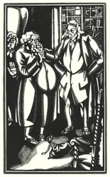 Illustration for Tristram Shandy by Laurence Sterne