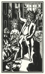 Illustration for Tristram Shandy by Laurence Sterne