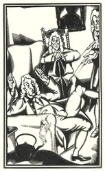 Illustration for Tristram Shandy by Laurence Sterne
