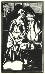 Illustration for Tristram Shandy by Laurence Sterne