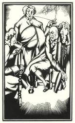 Illustration for Tristram Shandy by Laurence Sterne