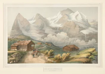 View of the Jungfrau Taken from the Wengernalp