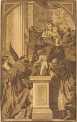 Holy Family and Four Saints