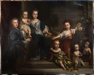 Portrait of Seven of the Children of Charles Seymour, 6th Duke of Somerset