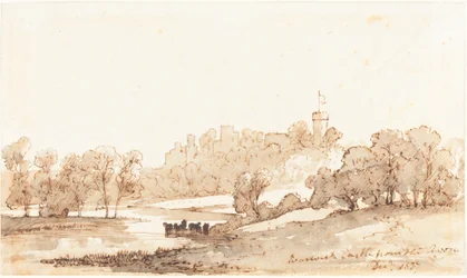 Warwick Castle from the Avon