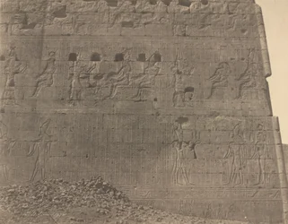 Edfu-Sculptures and Inscriptions on Oriental Face