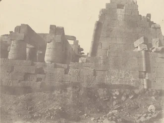 Karnak, Hypostyle Hall, North Wall, Exterior Face, No. 1 bis