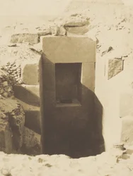Pyramids of Giza, Works of M. Mariette, Granite Gate Discovered to the Left of the Sphinx Excavations