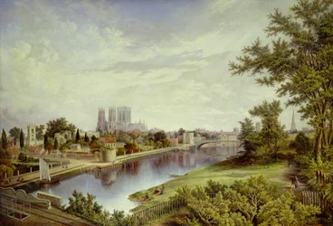 York from Scarborough Railway Bridge