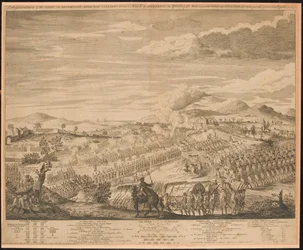 A Representation of the Battle on Drunmossie Moor near Culloden, 16 April 1746