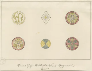 Blithfield Church - Painted Glass, 1823