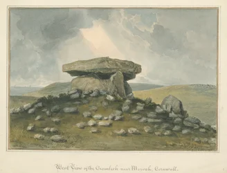 Cornwall - Morvah - The Cromlech, 1821