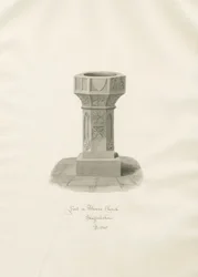 Font in Alrewas Church