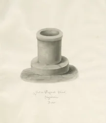 Font in Bagnall Church