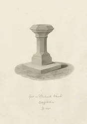 Font in Bucknall Church