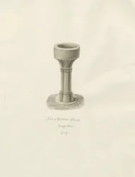 Font in Butterton Church