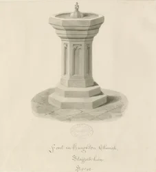 Font in Haughton Church