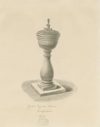 Font in Ingestre Church