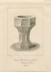 Font in Tettenhall Church
