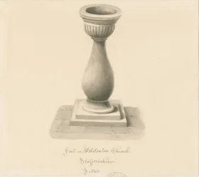 Font in Wolstanton Church