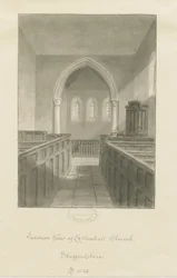 Interior of Coppenhall Church