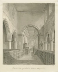 Interior of Eccleshall Church