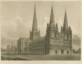 Lichfield Cathedral - North West View