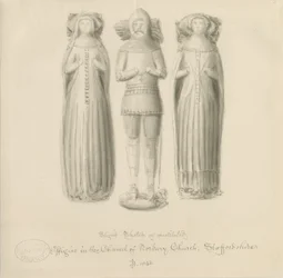 Norbury Church - Effigy of Sir Edward Botiler