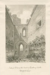 Tutbury Castle - Interior of Ruins