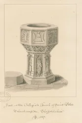 Wolverhampton - Font in St. Peter