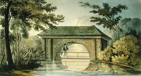 A Bridge and a Boat House